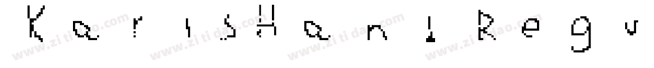 KarlsHand Regular字体转换